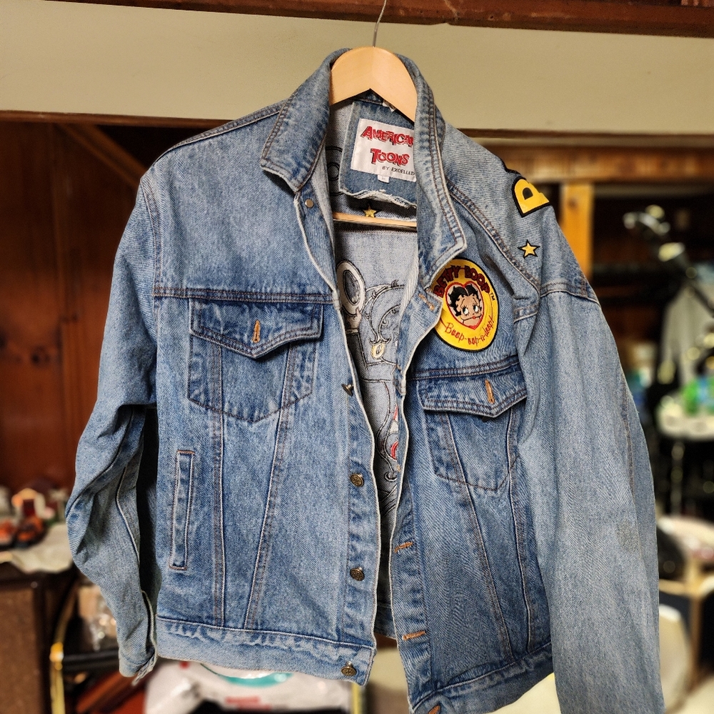 Authentic Vintage Betty Boop Jean Jacket